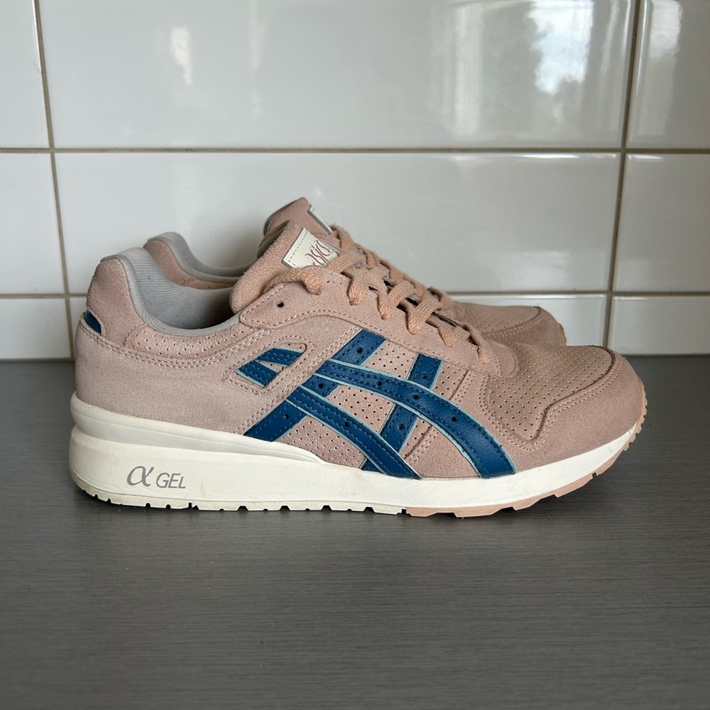 Asics Pink and Blue Women's Sneakers